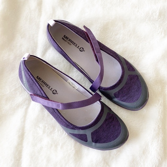 Merrell Purple Logan Mary Jane shoes - Picture 3 of 10